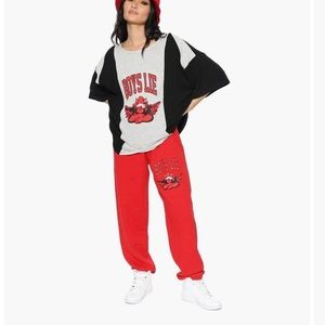 Boys Lie Jersey Sweat Pants